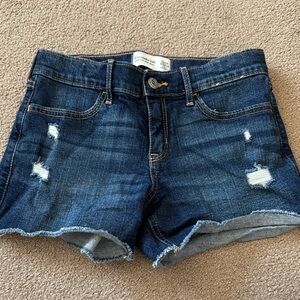 Abercrombie Kids Dark Blue Jean Shorts